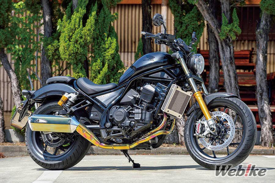 A completamento della struttura semplice originale: Rebel1100 Custom