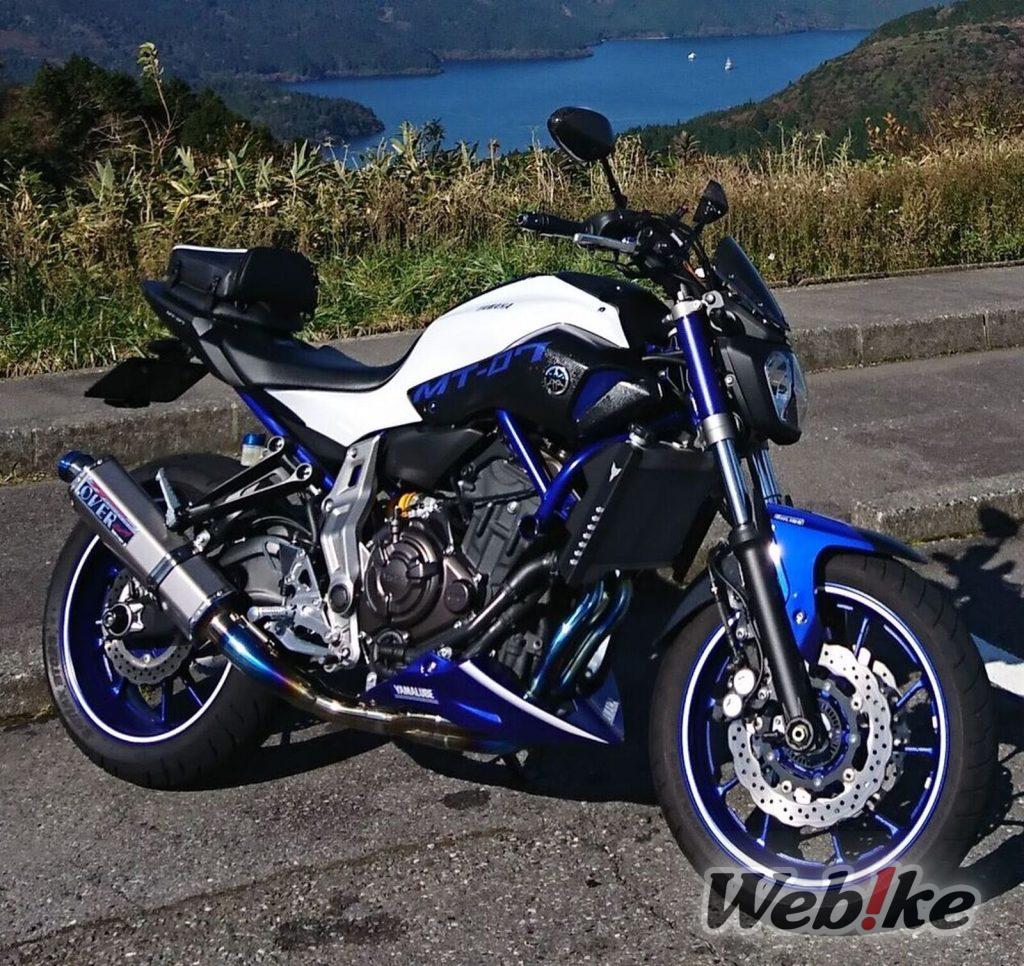 Brutale Street Fighter personalizzato: Yamaha MT-07