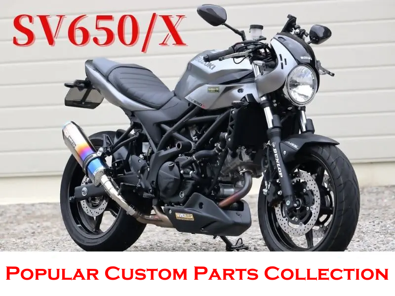 Vi presentiamo una collezione di parti personalizzate per la SV650/X!