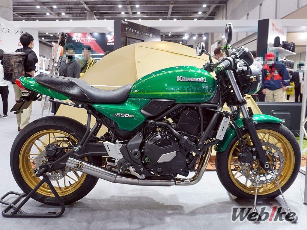 Z650RS demo bike di DAYTONA piena di prototipi! Lo scarico campione di SP Tadao è assolutamente da vedere!