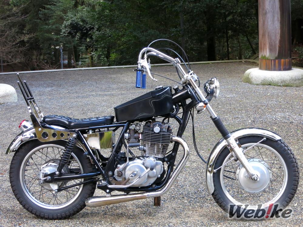 L’originale garage chopper: YAMAHA SR500 Custom di 2%er