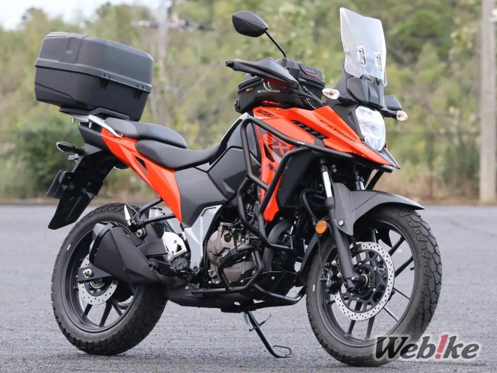 V-Strom 250SX completamente personalizzata con prodotti DAYTONA! Trasformata in una moto demo con una sensazione più avventurosa!