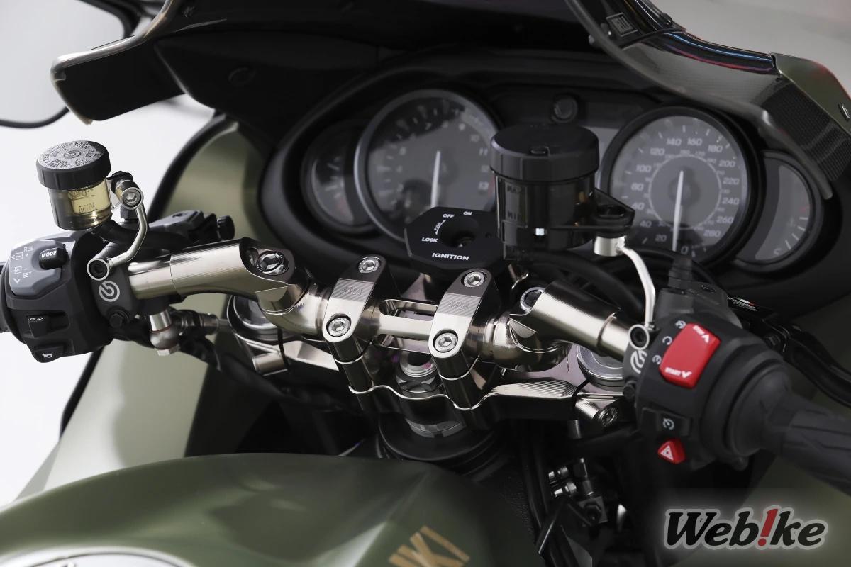 AELLA Aluminum Machined Adjustable Handlebar for Hayabusa (1)