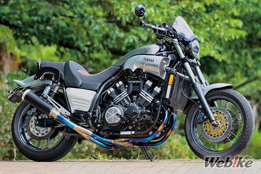 Forma, funzione e strada aperta: YAMAHA V-MAX Custom di KITAGAWA MOTORCYCLES