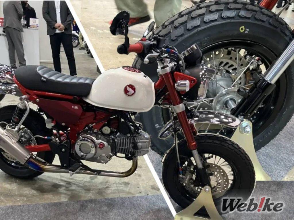 Monkey 125 con ruote a raggi! La proposta “Get-it-all Custom” di PLOT [Salone della moto 2025]
